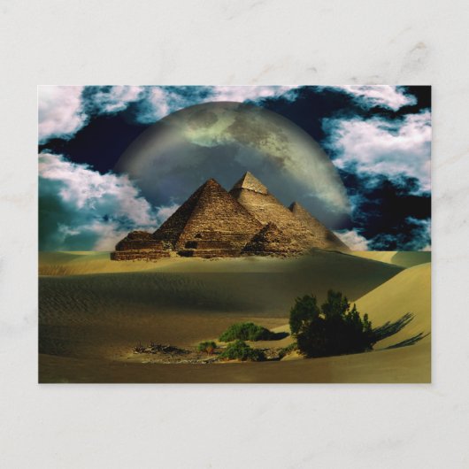 Pyramiden mysteriöser Postkarten (Vorderseite)