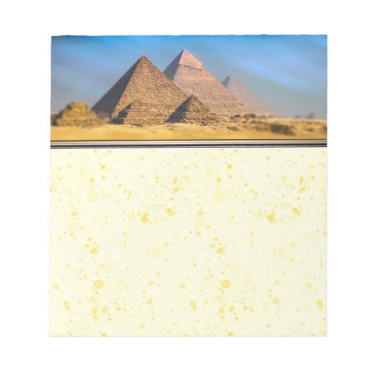 Pyramiden Notizblock (Vorderseite)