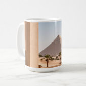 Pyramiden & Palmen Kaffeetasse (Vorderseite Links)
