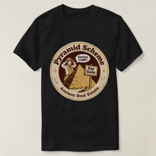 Pyramiden-Plan Lustige Archäologie T-Shirt