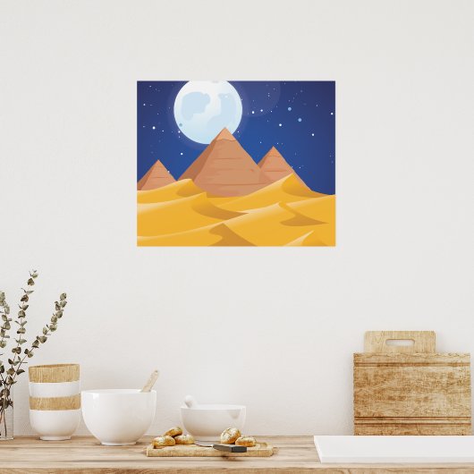 Pyramiden Poster (Küche)