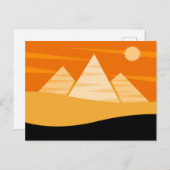 Pyramiden Postkarte (Vorne/Hinten)