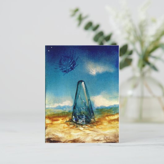 Pyramiden Postkarte (Stehend Vorderseite)