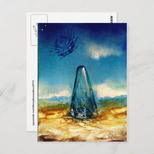 Pyramiden Postkarte (Vorne/Hinten)