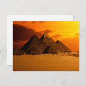 Pyramiden Postkarte (Vorne/Hinten)