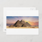 Pyramiden Postkarte (Vorne/Hinten)
