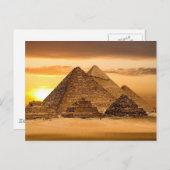 Pyramiden Postkarte (Vorne/Hinten)