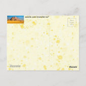 Pyramiden Postkarte (Rückseite)