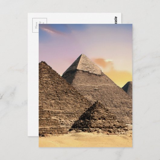 Pyramiden Postkarte (Vorne/Hinten)