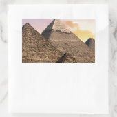 Pyramiden Rechteckiger Aufkleber (Tasche)