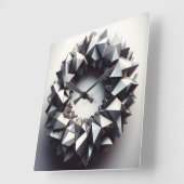 Pyramiden Ring Quadratische Wanduhr (Winkel)