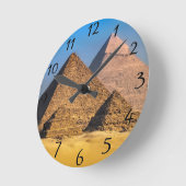 Pyramiden Runde Wanduhr (Winkel)