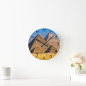 Pyramiden Runde Wanduhr (Zuhause)