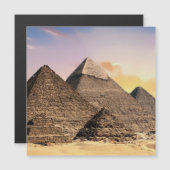 Pyramiden Sphinx Altes Ägypten Pharao Cheops Wüste Magnetkarte (Vorne/Hinten)