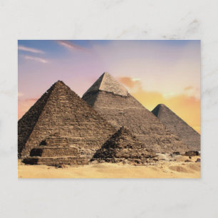 Pyramiden Sphinx Altes Ägypten Pharao Cheops Wüste Postkarte