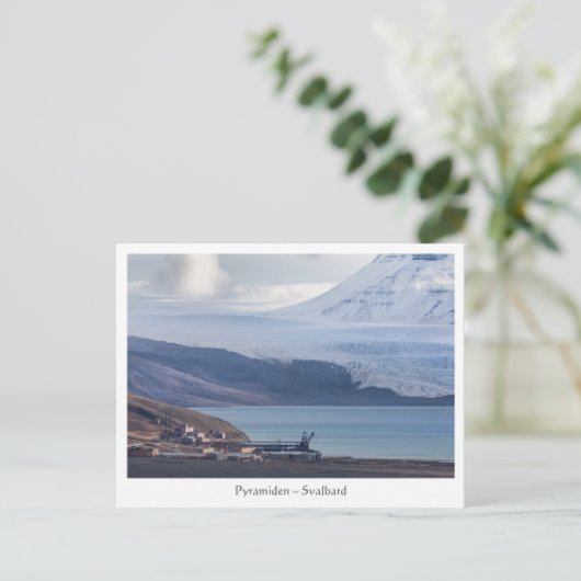 Pyramiden Svalbard Postkarte (Stehend Vorderseite)