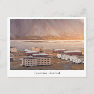 Pyramiden Svalbard Postkarte