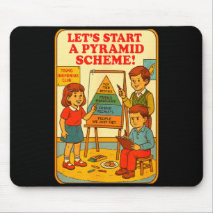 Pyramiden-System Lustiger Blackcraft Kult Dunkler Mousepad