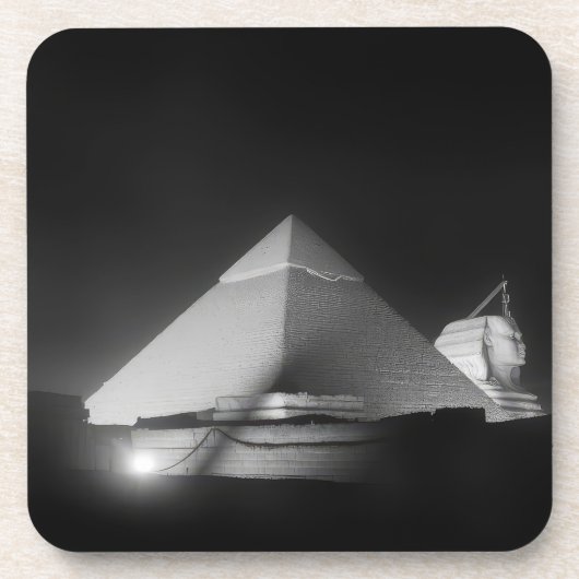 Pyramiden und Sphinx Getränkeuntersetzer (Vorderseite)
