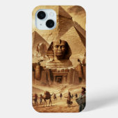 Pyramiden und Sphinxen Case-Mate iPhone Hülle (Rückseite)