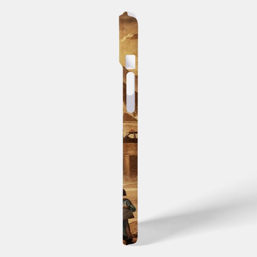 Pyramiden und Sphinxen Case-Mate iPhone Hülle (Rückseite / Links)