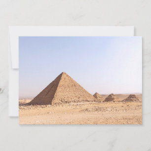 Pyramiden von Ägypten Feiertagskarte