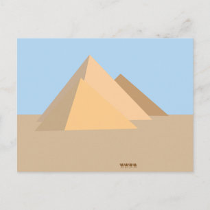 Pyramiden von Ägypten Postkarte
