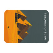 Pyramiden von Ägypten Reisen Alte Wunder Magnet (Horizontal)