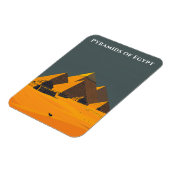 Pyramiden von Ägypten Reisen Alte Wunder Magnet (Linke Seite)