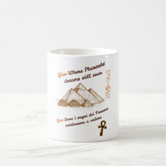 Pyramiden von Giza Pharaonic Kaffeetasse