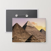 Pyramiden Von Giza Reise Ägypten Foto Button (Vorderseite/Rückseite)