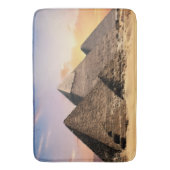 Pyramiden von Gizeh Altes Ägypten Wüstenlandschaft Badematte (Vorderseite Vertikal)