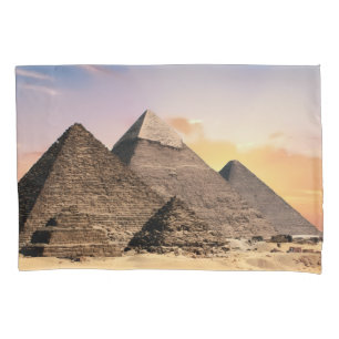Pyramiden von Gizeh Altes Ägypten Wüstenlandschaft Kissenbezug