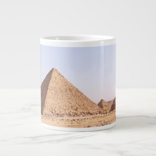 Pyramiden von Gizeh Jumbo-Tasse (Vorderseite)