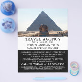 Pyramiden von Gizeh, Kairo, Ägypten, Reiseagentur Flyer (Einzeln)