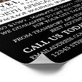 Pyramiden von Gizeh, Kairo, Ägypten, Reiseagentur Poster (Ecke)