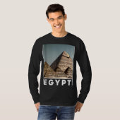 Pyramiden von Gizeh Kairo Ägypten T-Shirt (Vorne ganz)