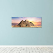 Pyramiden von Gizeh Leinwanddruck (Insitu (Holzboden))