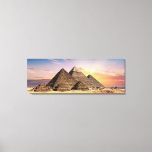 Pyramiden von Gizeh Leinwanddruck
