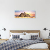 Pyramiden von Gizeh Leinwanddruck (Insitu (Schlafzimmer))