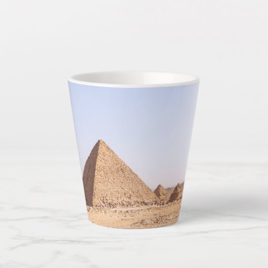 Pyramiden von Gizeh Milchtasse (Vorderseite)