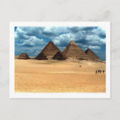 Pyramiden von Gizeh Postkarte (Vorderseite)