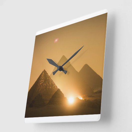 Pyramiden von Gizeh Wanduhren (Winkel)