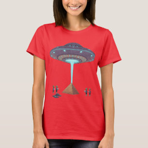 Pyramidenabwurf — Außerirdische liefern die Wahrhe T-Shirt