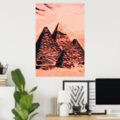 PyramidenÄgypter Poster (Heimbüro)