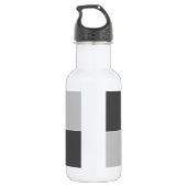 Pyramidendesign Edelstahlflasche (Rückseite)