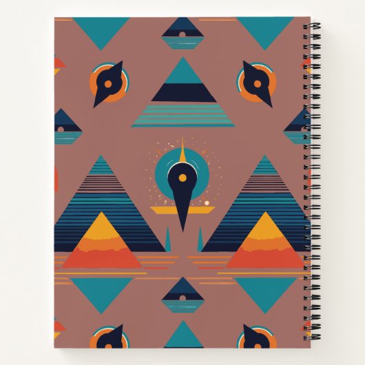 Pyramidenheft Notizblock (Rückseite)