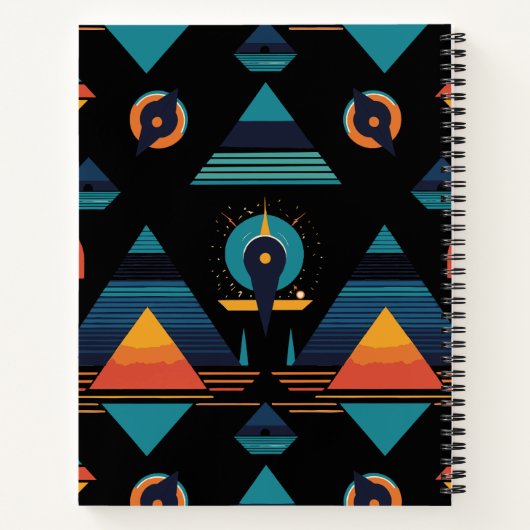 Pyramidenheft Notizblock (Rückseite)