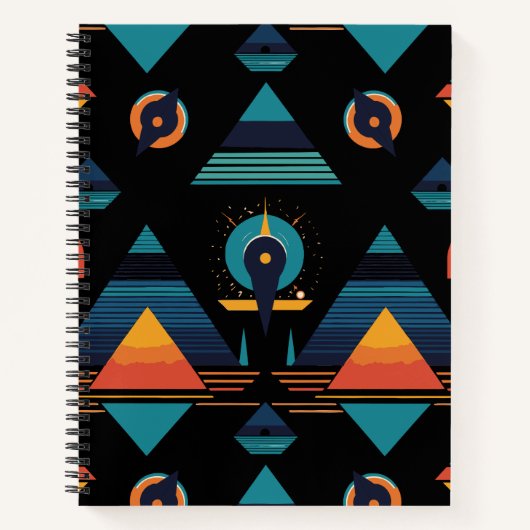 Pyramidenheft Notizblock (Vorderseite)