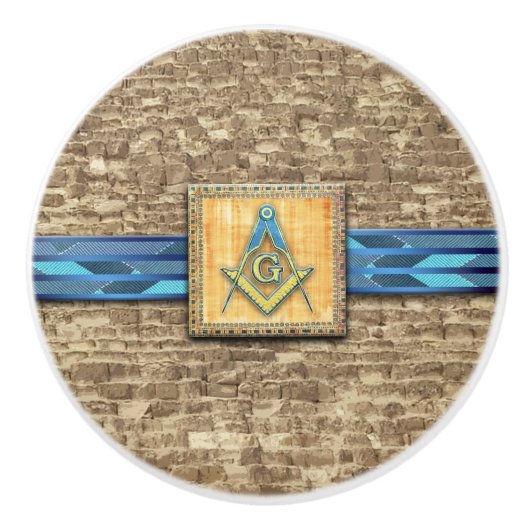 Pyramidenkompass Keramikknauf (Vorderseite)